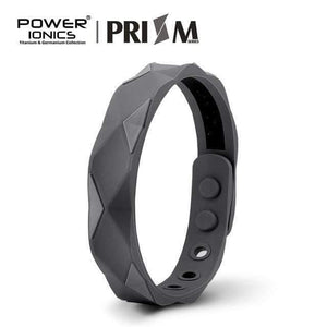 Planet Gates Gray / L Power Ionics Prism 2000 Ions Titanium Germanium Wristband Bracelet Balance Energy Balance Human Body