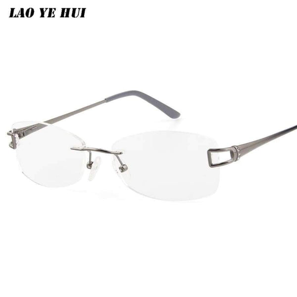 Planet Gates Gray LAO YE HUI Alloy Glasses Frame Men Ultralight Prescription Eyeglasses Women Myopia Optical Frame New Korean Eyewear 1152