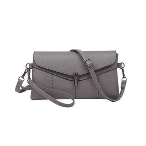 Planet Gates Gray Leather handbags  women wedding clutches ladies party purse famous designer crossbody shoulder messenger bags
