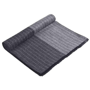 Planet Gates Gray Leo anvi Brand Scarf men luxury striped Business Warm Cashmere Scarf Soft Tassel ethnic Shawl Wrap Winter scarf men scarves