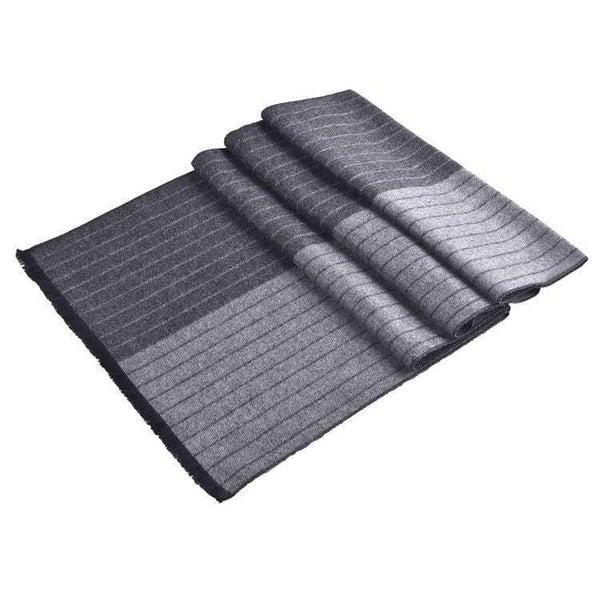 Planet Gates Gray Leo anvi Brand Scarf men luxury striped Business Warm Cashmere Scarf Soft Tassel ethnic Shawl Wrap Winter scarf men scarves