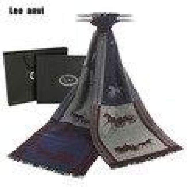 Planet Gates Gray Leo anvi Brand Scarf men luxury striped Business Warm Cashmere Scarf Soft Tassel ethnic Shawl Wrap Winter scarf men scarves