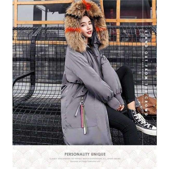 Planet Gates 2018 Fur Winter Jacket Women Ladies Parka Jackets Fur Collar Female Winter Coat Women Parkas New Coats