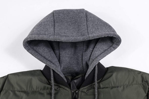 Planet Gates Gray / M Jacket Men Military Hooded Winter Jacket Men Thick Outwear Windbreaker Parkas Male Plus Size M-5XL