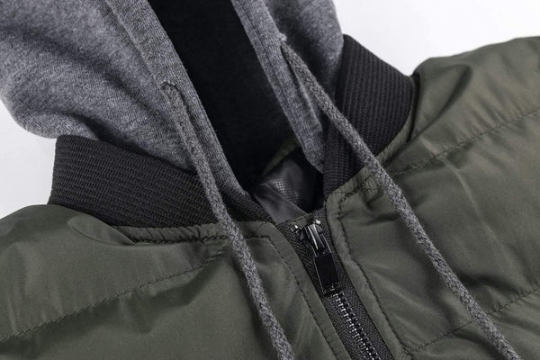 Planet Gates Gray / M Jacket Men Military Hooded Winter Jacket Men Thick Outwear Windbreaker Parkas Male Plus Size M-5XL