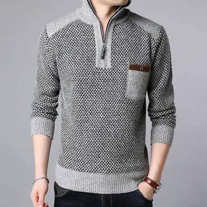 Planet Gates Gray / M Jackets For Men Half Zip Pullover Trend Overcoat Winter Windbreakers Casual Coat Men Clothing