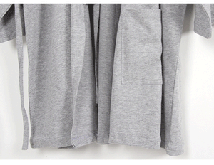 Planet Gates Gray / M Kimono Pajamas set Men Sleep Spring Autumn Knitted 100% Cotton Lounge clothing Mens Sleep Kimono