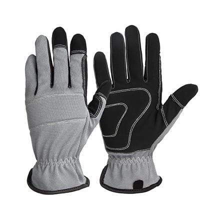 Planet Gates Gray / M Mechanical  Running  Gloves Sports Outdoor Deerskin Leather Moto Racing Cycling Bike Gloves For Men Women