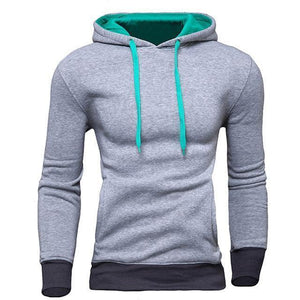 Planet Gates Gray / M Men's Sweatshirt  New design Fashion Solid Hooded Casual Autumn Hoodies 4 Colors Male High Quality Pullover
