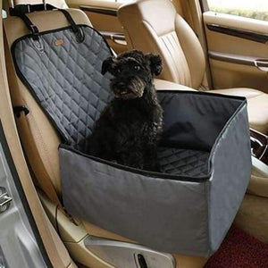 Planet Gates Gray / M Nylon Waterproof Travel 2 in 1 Carrier For Dogs Folding Thick Pet Cat Dog Car Booster Seat Cover Outdoor Pet Bag Hammock