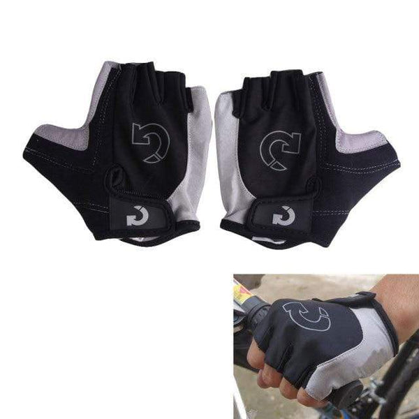 Planet Gates Gray / M / United States Half Finger Cycling Gloves Men Women Outdoor Sports Anti Slip Gel Pad Motorcycle MTB Road Bike Gloves for Bicycles S-XL