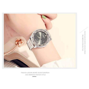 Planet Gates gray man Lovers Watch Men And Women Luxury Watch for Couples Stainless Steel Strap Fashion Calendar Dress Quartz Wristwatches Box Packing