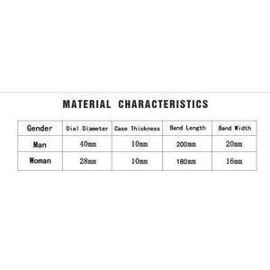 Planet Gates gray man Lovers Watch Men And Women Luxury Watch for Couples Stainless Steel Strap Fashion Calendar Dress Quartz Wristwatches Box Packing