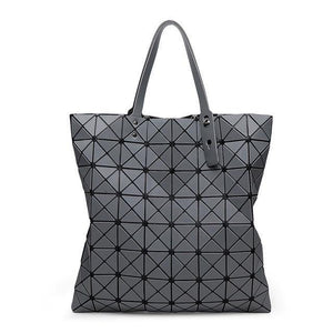 Planet Gates Gray Matte Finish Folding Handbag Women Handbags Fashion Casual Tote Fashion Women Tote Mochila