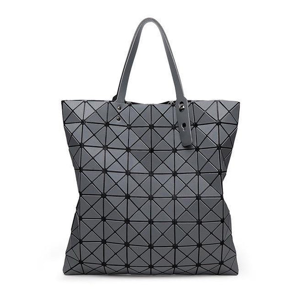 Planet Gates Gray Matte Finish Folding Handbag Women Handbags Fashion Casual Tote Fashion Women Tote Mochila