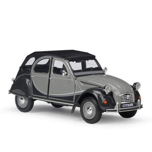 Planet Gates Gray Model Car Diecast 1:24 Scale CITROEN 2CV 6 Charleston Classic Alloy Car Toy Vehicle Metal Toy Car For Kids Gift Collection