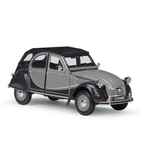 Planet Gates Gray Model Car Diecast 1:24 Scale CITROEN 2CV 6 Charleston Classic Alloy Car Toy Vehicle Metal Toy Car For Kids Gift Collection