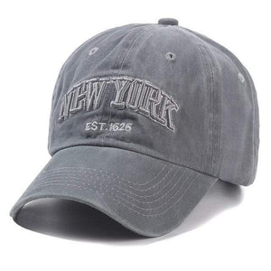 Planet Gates gray New York Washed Cotton Cap For Men Women Gorras Snapback Caps Baseball Caps Casquette Dad Hat Outdoors Cap