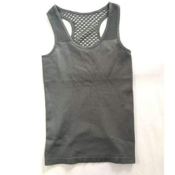 Planet Gates Gray / One Size Women Yoga Shirts Mesh Shirt Ladies Fitness Running T Shirt Sleeveless Women Yoga Tops Gym Vest Fitness Sport Shirt