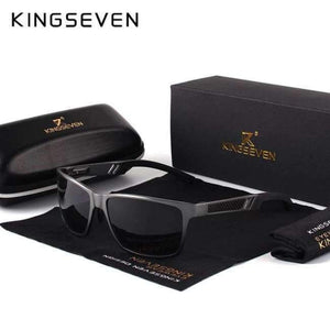 Planet Gates Gray / Original KINGSEVEN Men Polarized Sunglasses Aluminum Magnesium Sun Glasses Driving Glasses Rectangle Shades For Men Oculos masculino Male