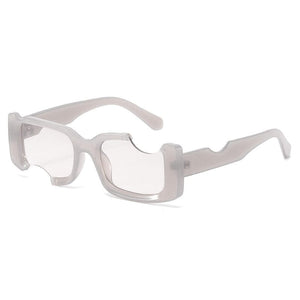 Planet Gates gray / other Small Rectangle Sunglasses Men Women Vintage Square Black Gradient Sun Glasses Fashoin Personality Retro Brand Eyeglasses