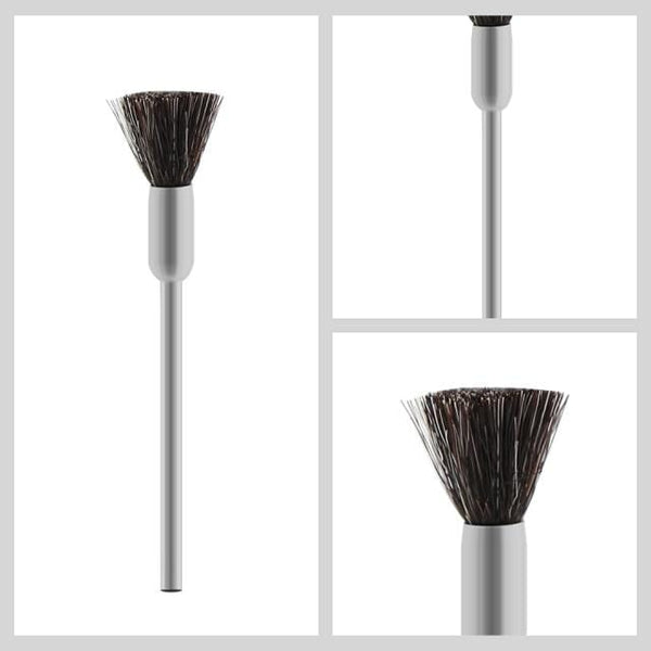 Planet Gates Gray pig hair Diamond Nail Drill Milling Cutter Nail Art Drill Bit Cuticle Clean Cutter for Manicure Nail Files Electric Mills Burr Nail Tool