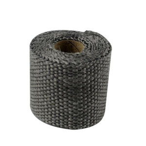 Planet Gates Gray PQY - 50mm 1Meter Performance Exhaust Tape Manifold Downpipe Insulating Heat Wrap 2" inch PQY1901