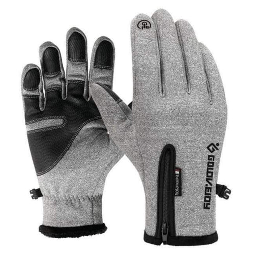 Planet Gates Gray PRO / S Ski Gloves Men Women Child Touch Screen Snowboard Sport Gloves Outdoor Sports Windproof Snow Skiing Motorcycle Gloves