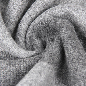 Planet Gates Gray red striped / 180 X 30cm Winter scarf men Vintage Soft Black Striped scarves luxury shawl Warm wrap Imitation cashmere