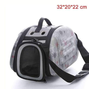 Planet Gates Gray  S / As  Picture Portable Travel Pet Bag Outdoor Puppy Dog Cat Carrier Bags Shoulder Package Handbag Foldable EVA Material Soft Pets Dog Bag