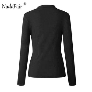 Planet Gates Gray / S Fashion Long Sleeve Casual Sweater Women Autumn Winter Knitted Wrap Pullovers Female Warm Jumpers Basic Sweaters