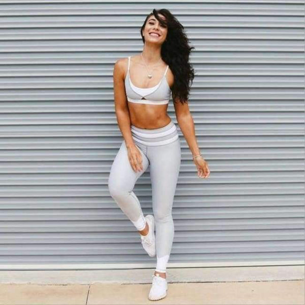 Planet Gates Gray / S Leggings Women Fitness Leggings Color Block Autumn Winter Workout Pants New Arrival Mesh Insert Jeggings 3042