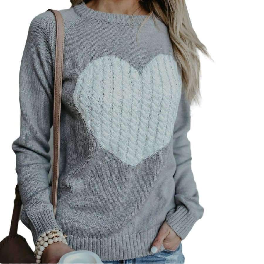 Planet Gates Gray / S Pullover Sweater Women Solid Autumn Woman Sweaters Elegant Fashion Clothes Pull Femme Sueter Mujer Roupas Feminina Tricot