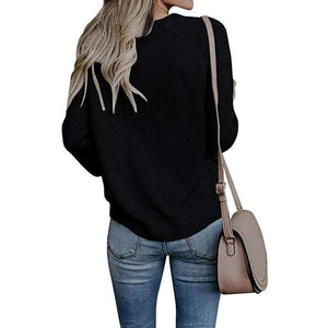 Planet Gates Gray / S Pullover Sweater Women Solid Autumn Woman Sweaters Elegant Fashion Clothes Pull Femme Sueter Mujer Roupas Feminina Tricot