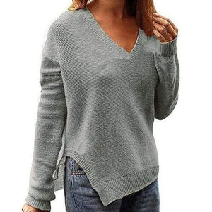 Planet Gates Gray / S Women Winter Sweater Plus Size Large Long Sleeve Female Oversized Sweaters Pullover Jumper Jersey Winter Knitted Sweater