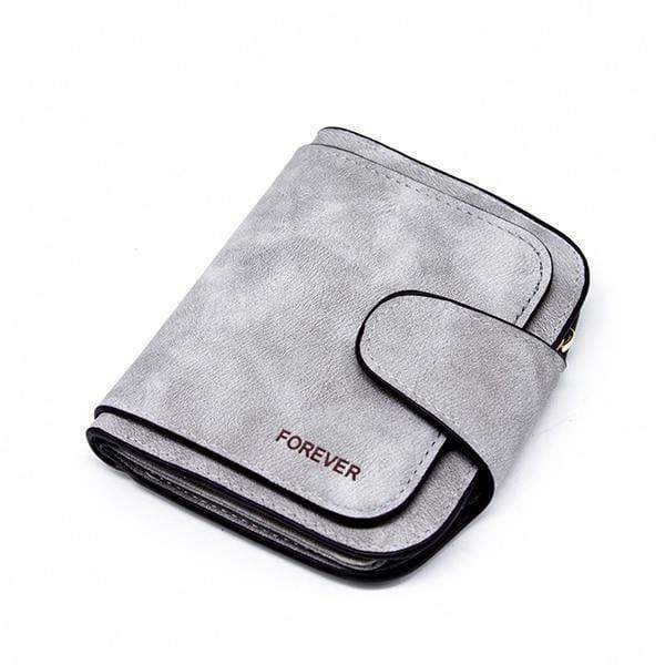 Planet Gates gray short Leather Women Wallets High Quality Designer Zipper Long Wallet Women Card Holder Ladies Purse Money Bag Carteira Feminina