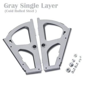 2PCS Furniture Hinges Shoes Drawer Cabinet Hinge Rack Metal Accessories Stainless Steel Foldable Self Fitting Hardware