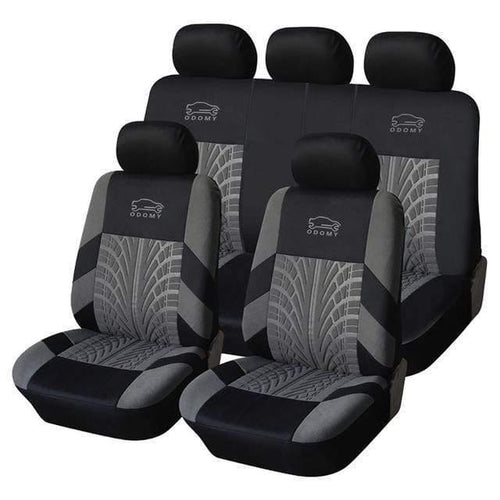 Planet Gates Gray / Spain Universal Auto PU Leather Non-slip Car Seat Covers Auto Dustproof Protector Seat Case for Vehicle Cover Luxury