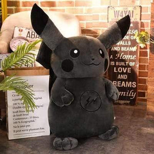 Hiroshi Fujiwara Joint Dark Black Pikachu CHUSIHAI Pikachu Cartoon Plush Toy Doll Doll