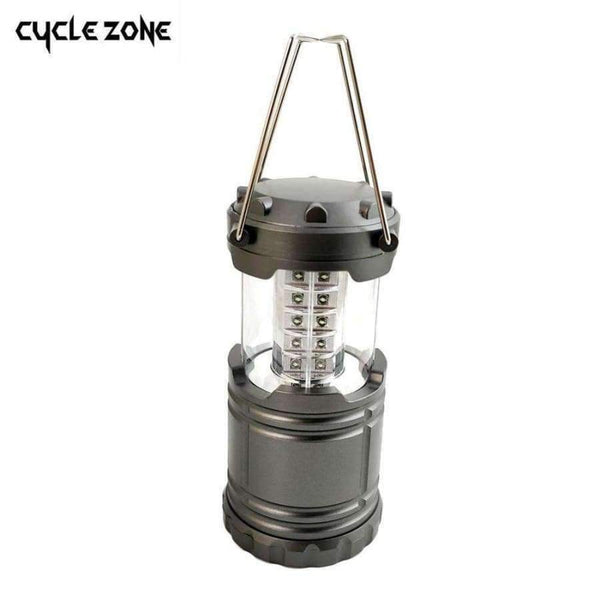 Planet Gates Gray Super Bright Lightweight 30 LED Camping Lantern Outdoor Portable Lights Water Resistant Camping Lighting Lamp