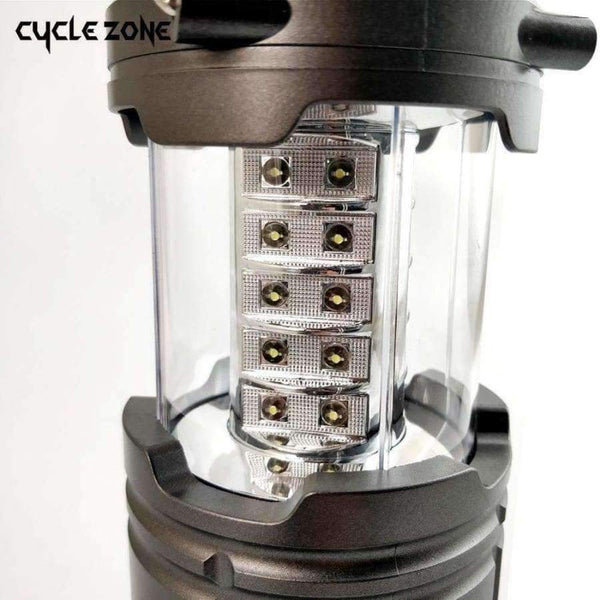 Planet Gates Gray Super Bright Lightweight 30 LED Camping Lantern Outdoor Portable Lights Water Resistant Camping Lighting Lamp