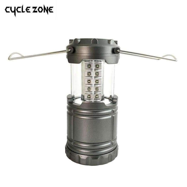 Planet Gates Gray Super Bright Lightweight 30 LED Camping Lantern Outdoor Portable Lights Water Resistant Camping Lighting Lamp