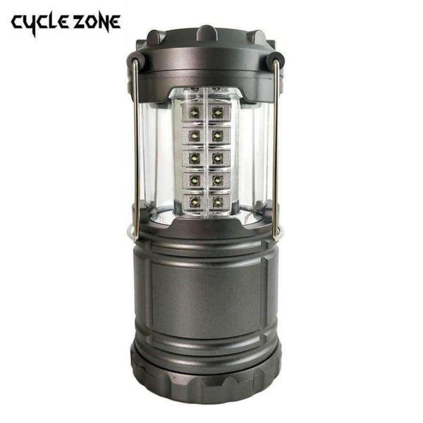 Planet Gates Gray Super Bright Lightweight 30 LED Camping Lantern Outdoor Portable Lights Water Resistant Camping Lighting Lamp