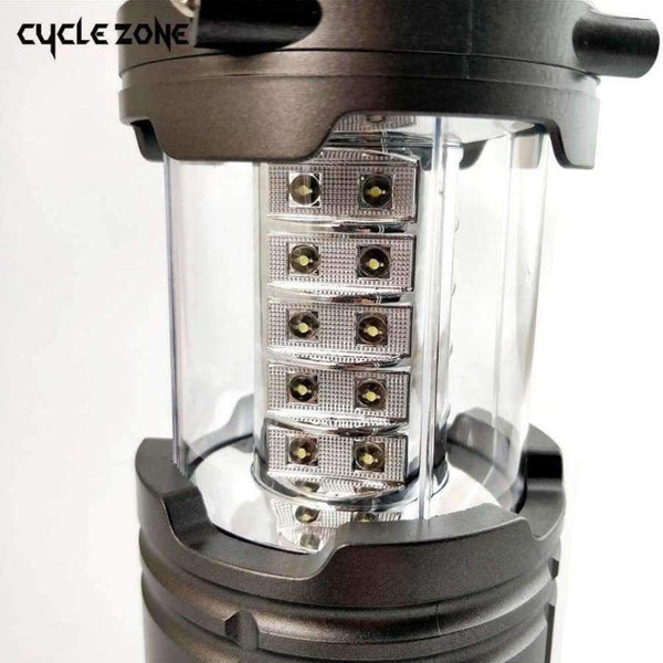 Planet Gates Gray Super Bright Lightweight 30 LED Camping Lantern Outdoor Portable Lights Water Resistant Camping Lighting Lamp