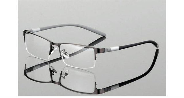 Planet Gates Gray Titanium Glasses Frame Men Eyeglasses Computer Optical Prescription Reading Clear Eye Lens