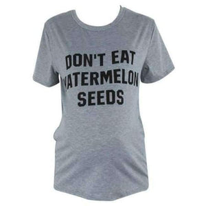 Planet Gates Gray Top 02 / L Grey White Maternity Vest Clothes Letter Printed Pregnancy Sleeveless Tank Tops Blouse Summer Women  Pregnant Tee