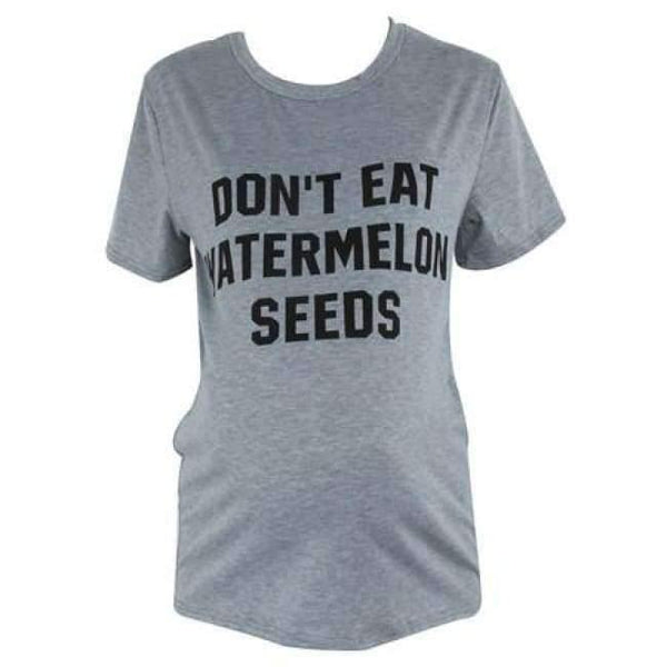 Planet Gates Gray Top 02 / L Grey White Maternity Vest Clothes Letter Printed Pregnancy Sleeveless Tank Tops Blouse Summer Women  Pregnant Tee