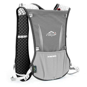 Planet Gates Gray Trail Running Backpack Men Women Ultralight Racing Marathon Hiking Bag Fitness Mobile Phone Holder Sport Accessories