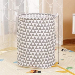 Planet Gates Gray triangle Large Laundry Basket Waterproof Dirty Clothes hamper For Toy Washing Basket Dirty Clothes Sundries Storage Baskets Box