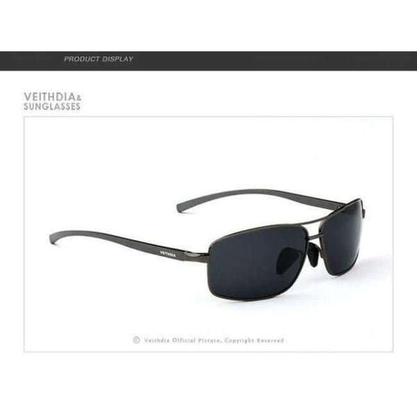 Planet Gates Gray VEITHDIA Brand New Polarized Men's Sunglasses Aluminum Sun Glasses Eyewear Accessories For Men oculos de sol masculino 2458